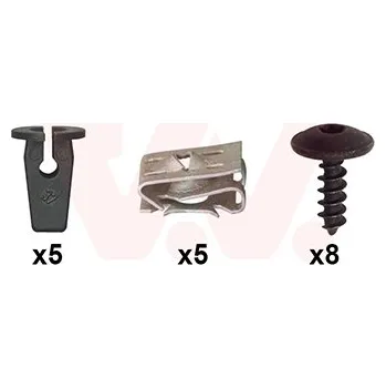 Blatník karosérie Montážní sada, blatník VAN WEZEL 7629796