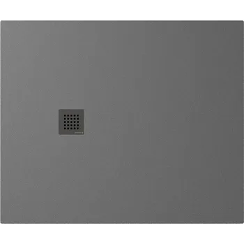 Sprchová vanička Polysan TRENECA vanička z litého mramoru s možností úpravy rozměru, 120x100cm, šedá mat