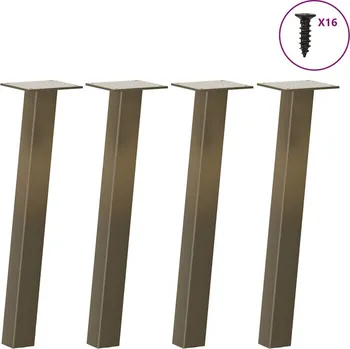 Konferenční stolek vidaXL Nohy konferenčního stolku 4 ks ocel 42 cm ocel [4012489] Barva: Přírodní