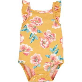 Kojenecký body CARTER'S Body na ramínka Pink Flowers holka 18m
