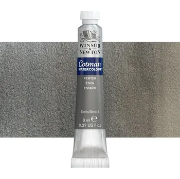 Vodová barva Akvarelová barva Winsor & Newton Cotman, 8 ml - Pewter
