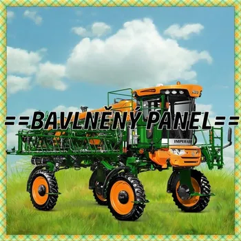 Panel bavlna - ZEMĚDĚLSKÉ STROJE-ZS10 Velikost: 15x15cm