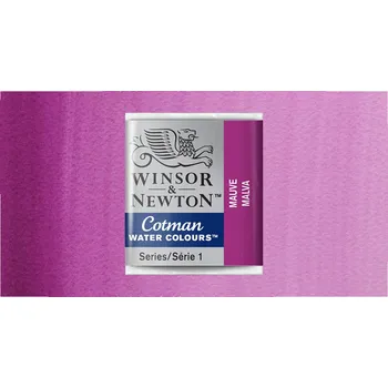 Vodová barva Akvarelová barva Winsor & Newton Cotman, půlpánvička - Mauve