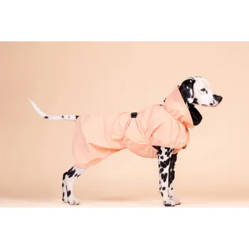 Obleček pro psa PAIKKA Reflexní pláštěnka PEACH Velikost: 50