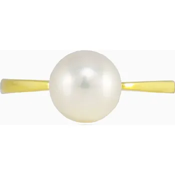 Prsten Zlatý prsten s perlou