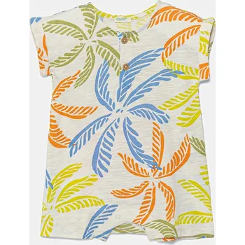 Dupačky Dětské bavlněné dupačky United Colors of Benetton 3O7SAT012 3O7SAT012.W.Seasonal béžová 01X, vel. 82