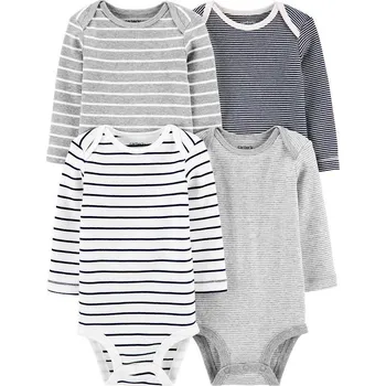 Kojenecký body CARTER'S Body dlouhý rukáv Striped chlapec LBB 4 ks NB/ vel. 56