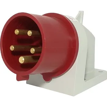 Elektrická zásuvka SEZ DK Vestavná přívodka úhlová 400 V, IP 44, 32 A, 5-pól