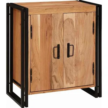 Noční stolek vidaXL Noční skříňka Hnědá 66 x 35 x 76 cm masivní akáciové dřevo [4102776]