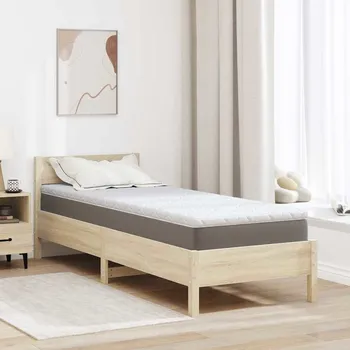 Matrace vidaXL Kokosový topper Bílá 80 x 200 cm Žakárová tkanina [4106391]