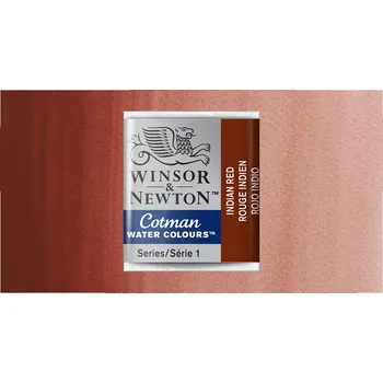 Vodová barva Akvarelová barva Winsor & Newton Cotman, půlpánvička - Indian Red