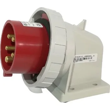 Elektrická zásuvka SEZ DK Vestavná přívodka úhlová 400 V, IP 67, 16 A, 5-pól