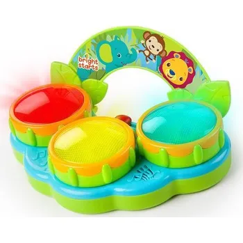 Hračka pro nejmenší BRIGHT STARTS Hračka bubny Safari Beats™ 3m+