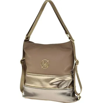 Kabelka Kabelka Laura Biaggi L322124 šedohnědá / zlatá