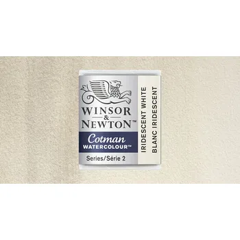 Vodová barva Akvarelová barva Winsor & Newton Cotman, půlpánvička - Iridescent White