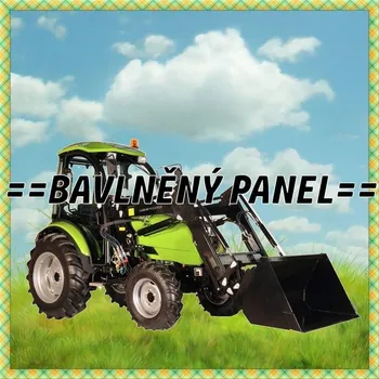 Panel bavlna - ZEMĚDĚLSKÉ STROJE-ZS23 Velikost: 15x15cm