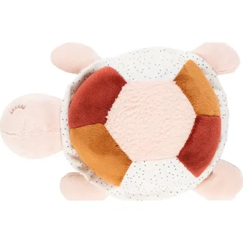 plyšák NATTOU Hračka plyšová želva Lapidou 4 aktivity 19 cm Pink