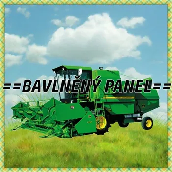 Panel bavlna - ZEMĚDĚLSKÉ STROJE-ZS15 Velikost: 15x15cm