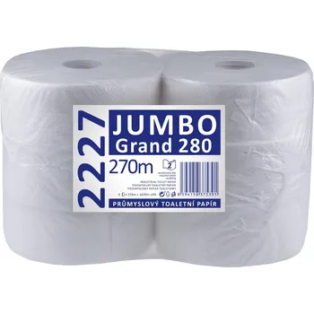 Toaletní papír Linteo JUMBO Grand 280 2vr. bílý recykl, 270m (6ks)