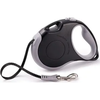 Vodítko pro psa Vodítko samonavíjecí černé S pro malé psy 5m