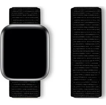 Řemínek na hodinky BSTRAP | BStrap Sport Loop reminek pro Apple Watch 42/44/45/49mm, cerny