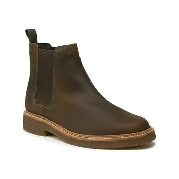 Pracovní obuv Kotníková obuv s elastickým prvkem Clarks Clarkdale Easy 261735327 Hnědá 41