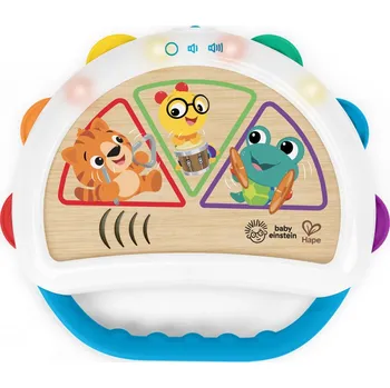 Hudební nástroj pro děti BABY EINSTEIN Hračka hudební tamburína Tap & Shake™ Magic Touch™ HAPE 6m+