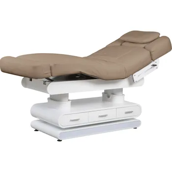 Masážní křeslo Weelko Luxusní SPA masážní lehátko POST [WKS022+.23+] s vyhříváním Barva: Béžová