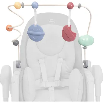 Jídelní židlička CHICCO Hrazdička Rainbow na jídelní židličku Polly Armonia