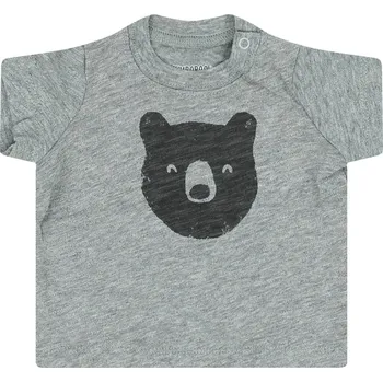 DIRKJE Tričko kr. rukáv šedá uni vel.68/80