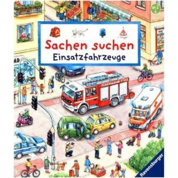 První čtění Sachen suchen: Einsatzfahrzeuge (Susanne Gernhäuser,Stefan Seidel)(Leporelo)