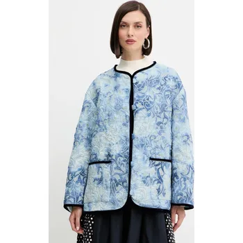 Pánská větrovka Bunda Forte Forte 14022.my.coat modrá 55A, vel. 36