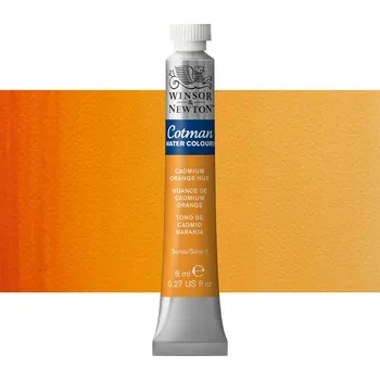 Vodová barva Akvarelová barva Winsor & Newton Cotman, 8 ml - Cadmium Orange Hue