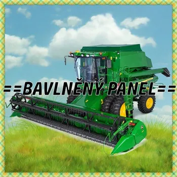 Panel bavlna - ZEMĚDĚLSKÉ STROJE-ZS14 Velikost: 15x15cm