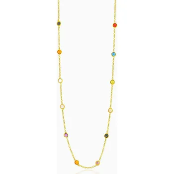 Náhrdelník Zlatý vícebarevný náhrdelník