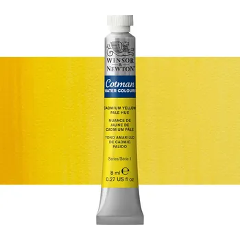 Vodová barva Akvarelová barva Winsor & Newton Cotman, 8 ml - Cadmium Yellow Pale Hue