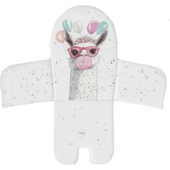 CEBA BABY Vložka do jídelní židle (38x28) Basic Crazy Lama