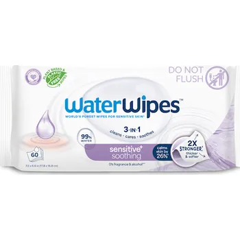 Hygienický ubrousek 12x WATERWIPES Ubrousky vlhčené Soothing clean bez obsahu plastů 60 ks ( 720 ks )