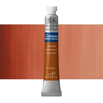 Vodová barva Akvarelová barva Winsor & Newton Cotman, 8 ml - Light Red