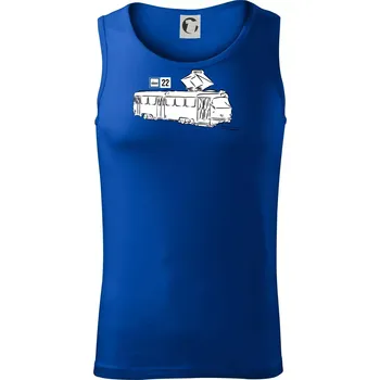 Tramvaj číslo 22 - Tílko pánské Core - XL ( Královská modrá )