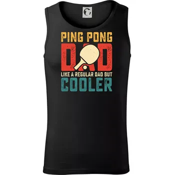 Ping pong dad like a regular dad but cooler - Tílko pánské Core - L ( Černá )
