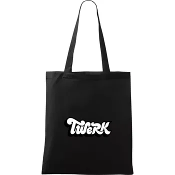 Twerk - Taška bavlněná - 42 x 38 cm ( Černá )