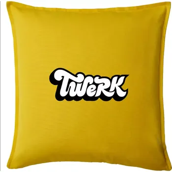 Polštář Twerk - Polštář 50x50 - 50x50 - Pouze potah ( Žlutá )