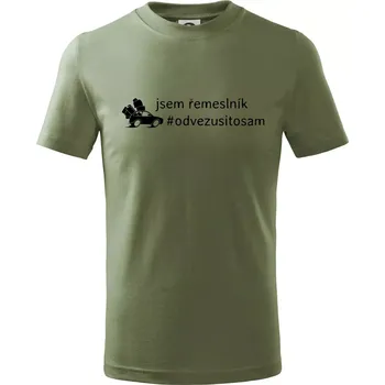 Dětská móda Odvezu si to sám - Tričko dětské bavlněné - 104-110cm / 3-4 roky ( Khaki )