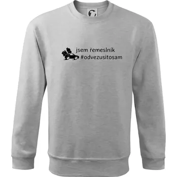 Chlapecké tričko Odvezu si to sám - Mikina Essential dětská - 146 cm/10 let ( Světlešedý Melír )