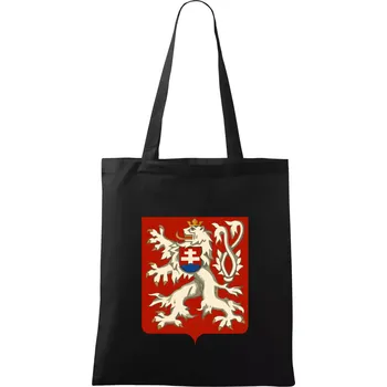 Znak ČSR - Třetí Československá republika (1945–1948) - Taška bavlněná - 42 x 38 cm ( Černá )