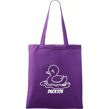 Ducktor - Taška bavlněná - 42 x 38 cm ( Fialová )