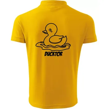 Pánská košile Ducktor - Polokošile pánská Pique Polo 203 - 3XL ( Žlutá )