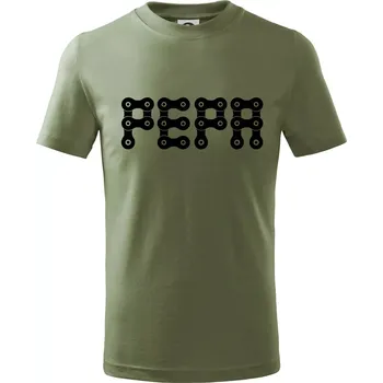 Řetěz - Vaše jméno - Tričko dětské bavlněné - 122 cm/6 let ( Khaki )