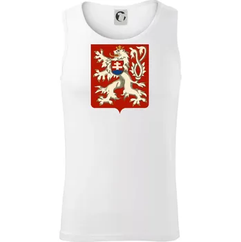 Znak ČSR - Třetí Československá republika (1945–1948) - Tílko pánské Core - XL ( Bílá )